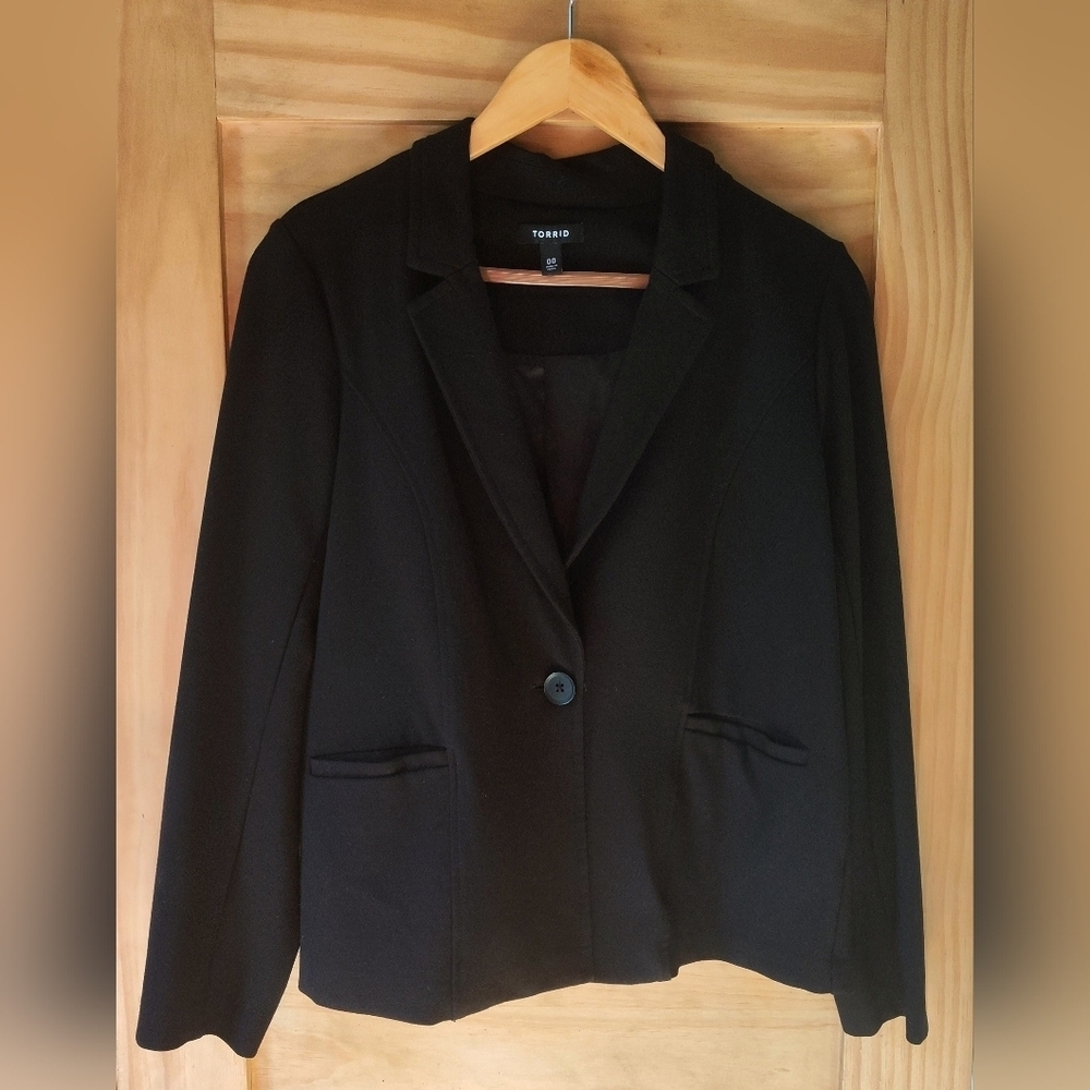 Torrid Women's Black Business Blazer Suit Jacket | Size M/L